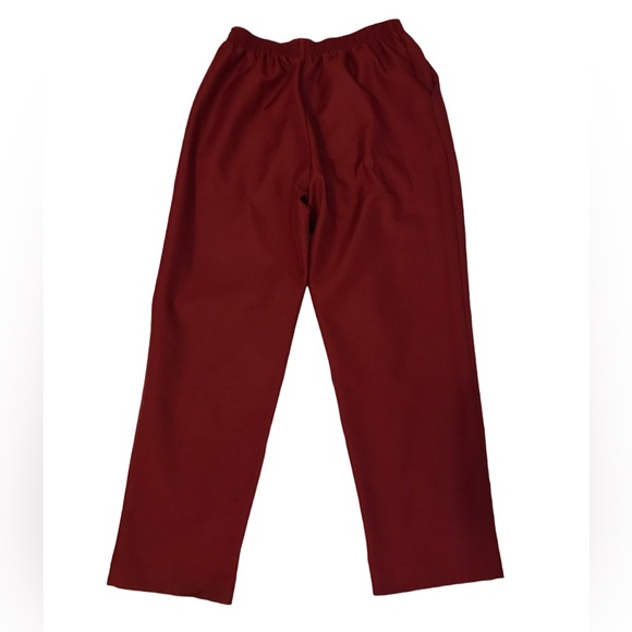 Donn Kenny Red Pull On Minimalist Straight Leg Women’s Size 18P Pants Trousers - Picture 2 of 5